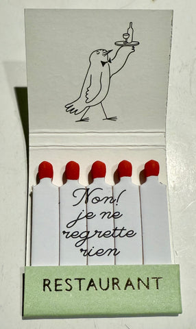 “Little Sparrow Cafe” Retro Feature Matchbook