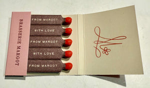 “Brasserie Margot” Retro Feature Matchbook