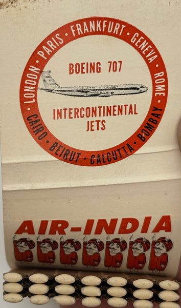 "Air-India" Vintage Feature Matchbook