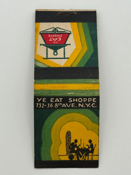 "Ye Eat Shoppe" NYC, NY Vintage Feature Matchbook