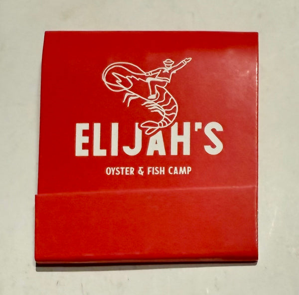“Elijah’s” Retro Feature Matchbook