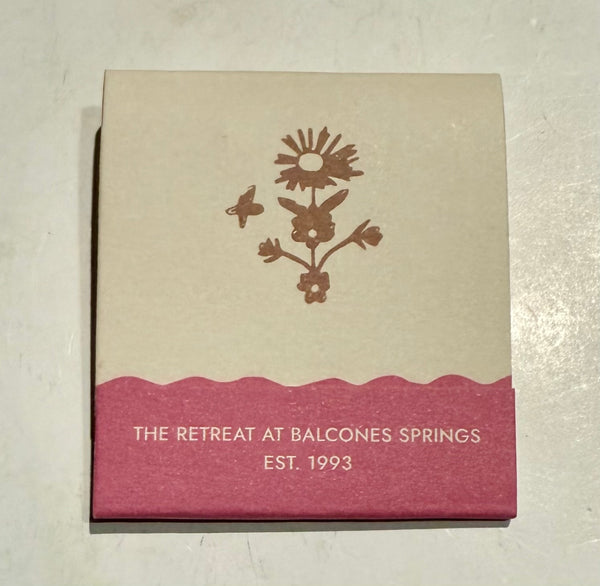 “The Retreat” Retro Feature Matchbook