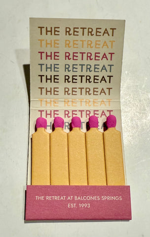“The Retreat” Retro Feature Matchbook