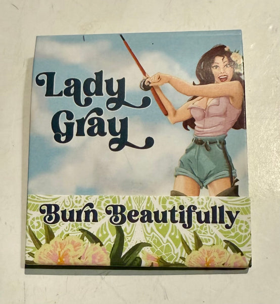 “Lady Gray” Retro Feature Matchbook