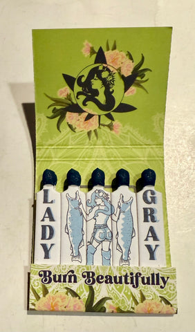 “Lady Gray” Retro Feature Matchbook