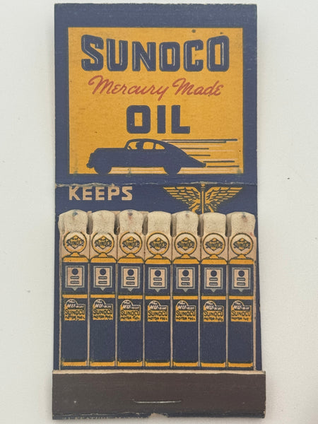 "Sunoco / Robert F. Campbell Phila, PA" Vintage Feature Matchbook