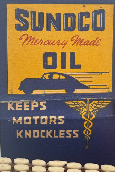 "Sunoco / Robert F. Campbell Phila, PA" Vintage Feature Matchbook