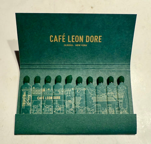 “Cafe Leon Dore -London” Retro Feature Matchbook