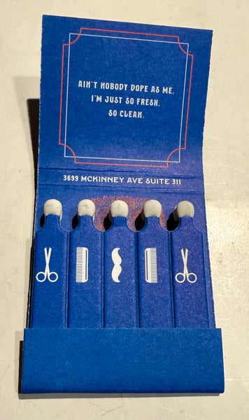 “Mr. Winston’s” Retro Feature Matchbook