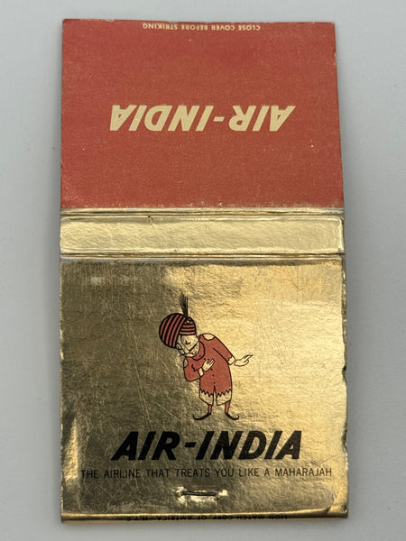 "Air India" Vintage Feature Matchbook