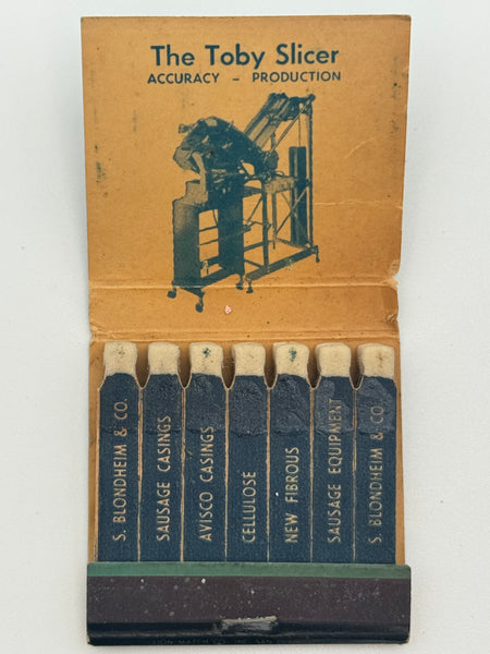 "S. Blondheim & Co."  San Francisco / Los Angeles, CA Vintage Feature Matchbook