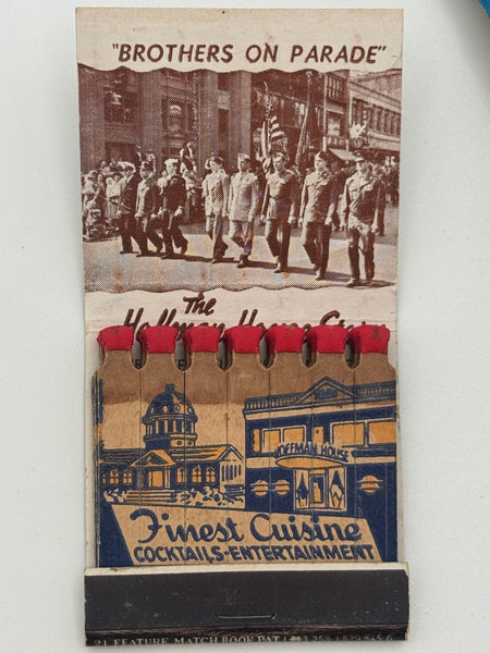 "Hoffman House" Madison, WI Vintage Feature Matchbook