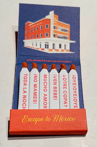 “El Primo Sanchez” Retro Feature Matchbook