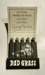 “Dad Grass -George Harrison of The Beatles” Retro Feature Matchbook