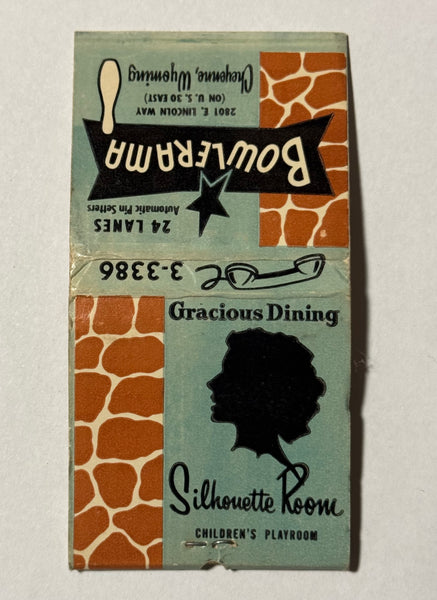 "Bowlerama Bowling Alley" Cheyanne, MO Vintage Feature Matchbook