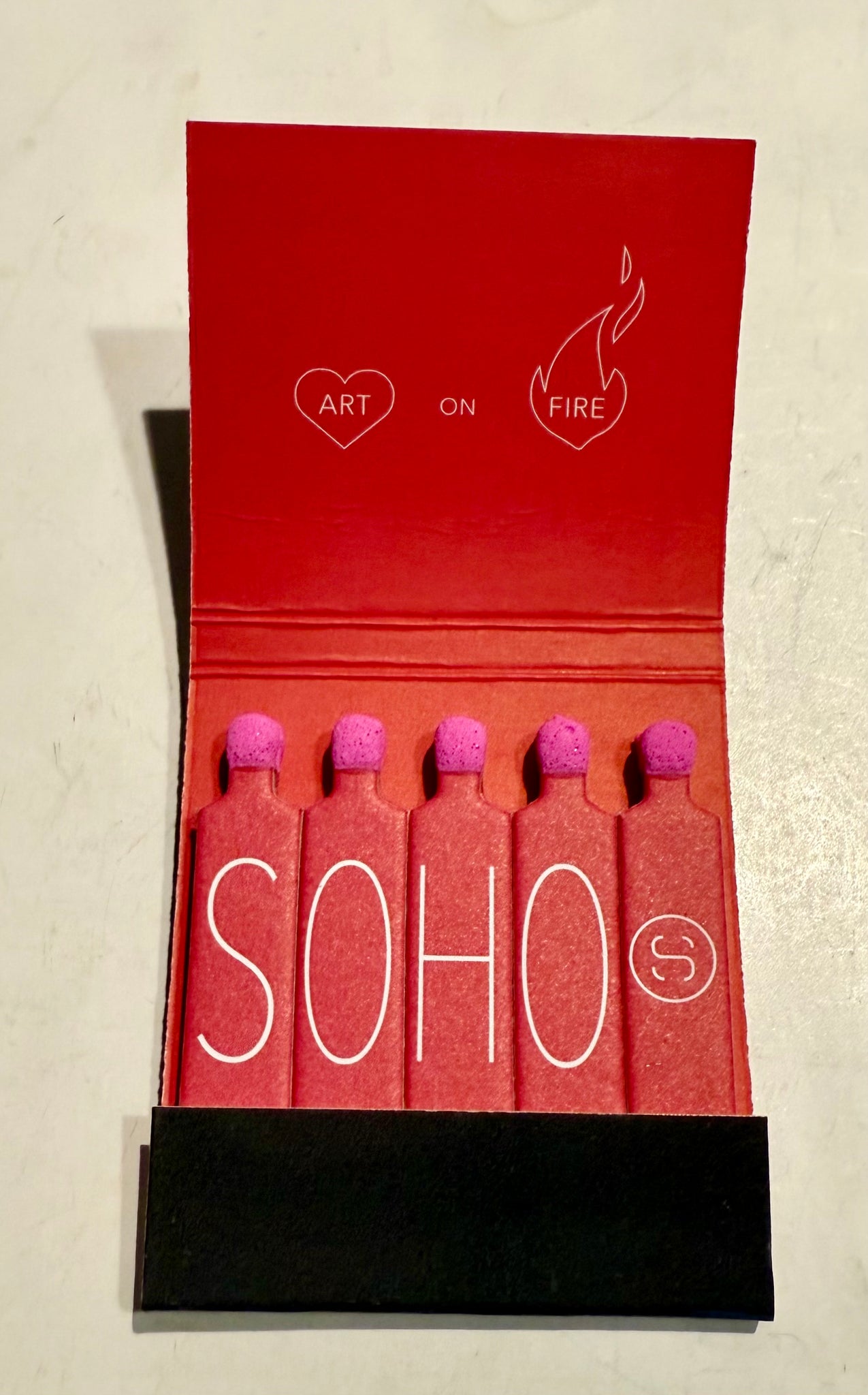 “SoHo Art Consulting” Retro Feature Matchbook