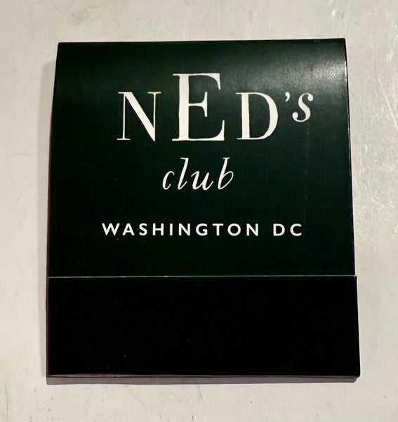 “Ned’s Club Washington DC” Retro Feature Matchbook