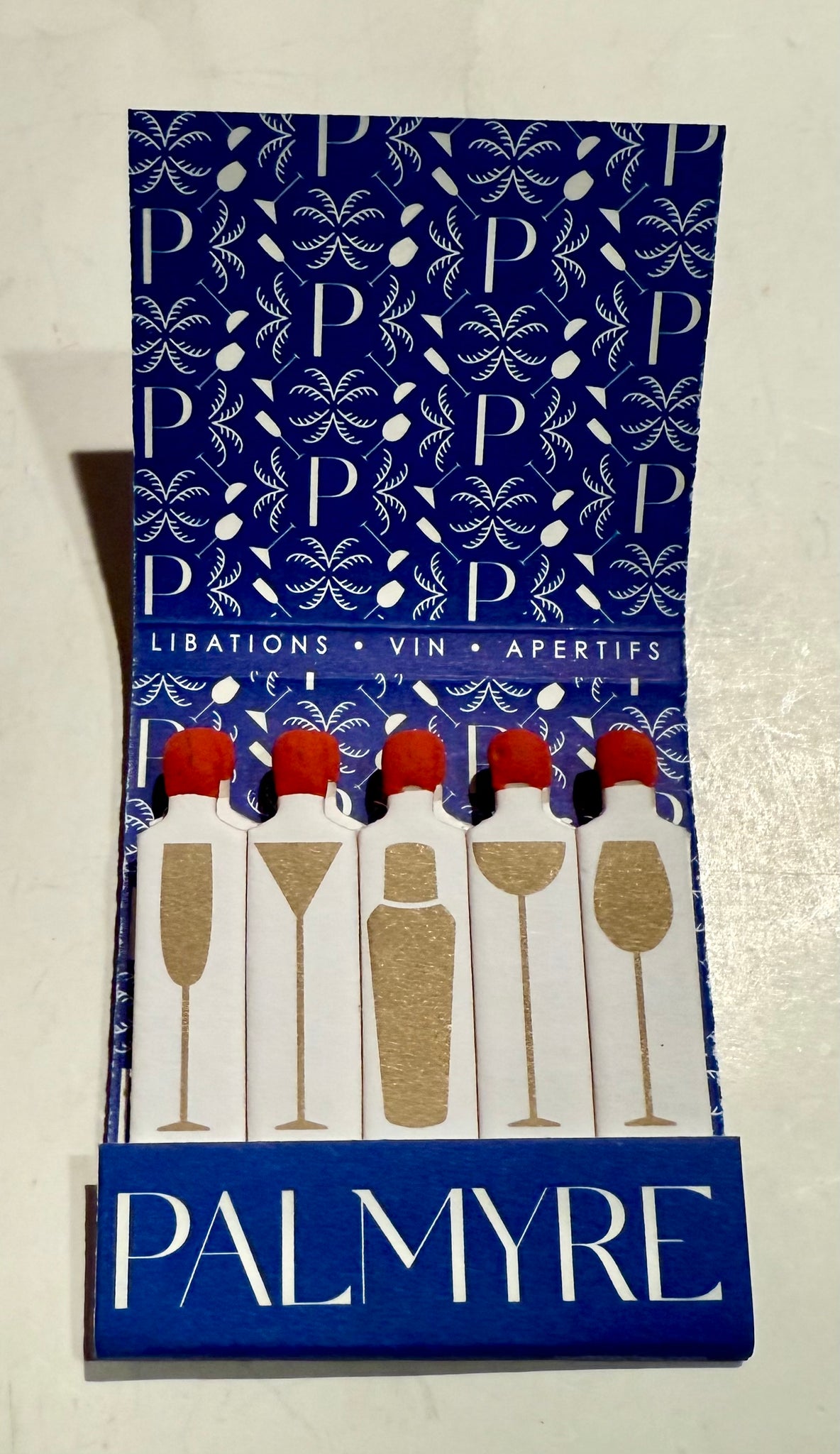 “Palmyre” Retro Feature Matchbook