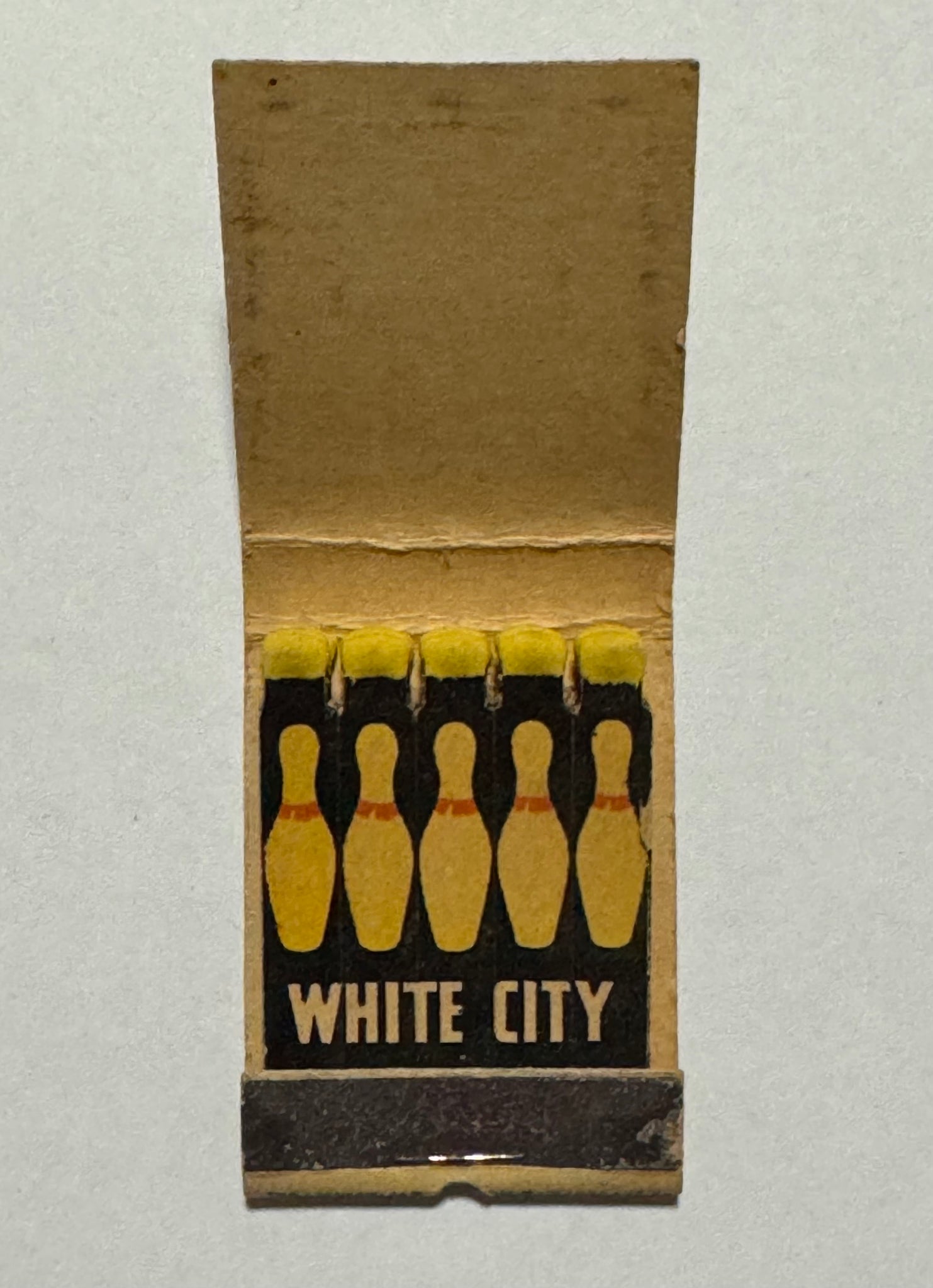 "White City" Chicago, IL Vintage Feature Matchbook