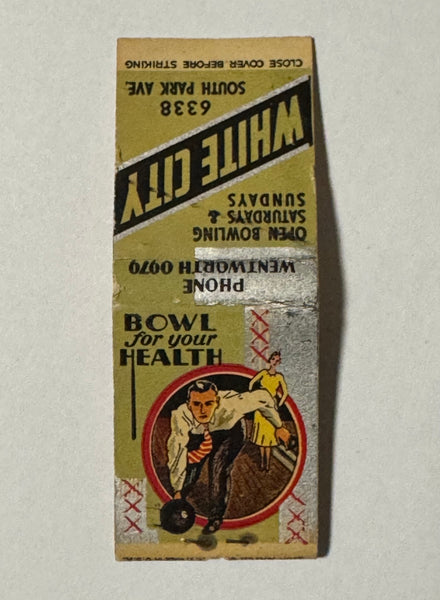 "White City" Chicago, IL Vintage Feature Matchbook