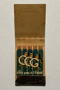 "Squires Men’s Apparel" Cincinnati, OH Vintage Feature Matchbook