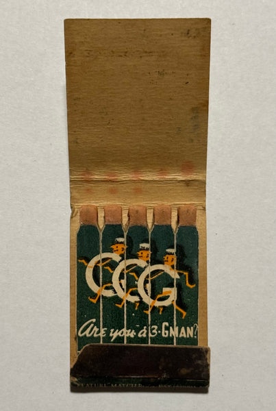 "Squires Men’s Apparel" Cincinnati, OH Vintage Feature Matchbook