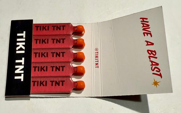 “Tiki TNT” Retro Feature Matchbook