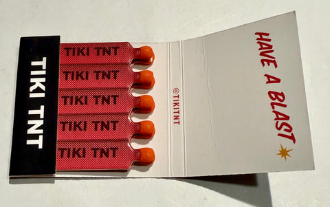 “Tiki TNT” Retro Feature Matchbook