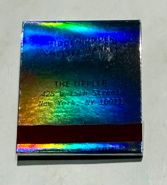 “The Tippler NYC” Retro Feature Matchbook w/ Holographic Cover!
