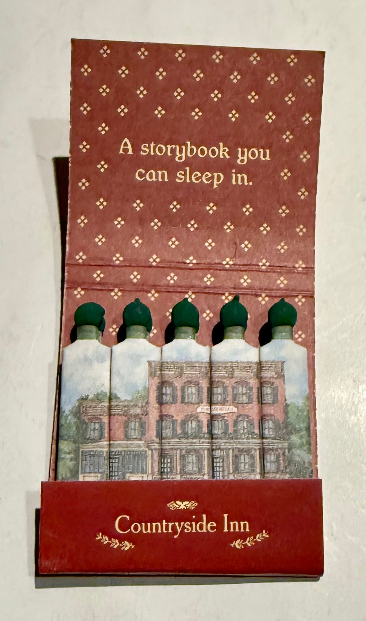 “The Six Bells Countryside Inn” Retro Feature Matchbook