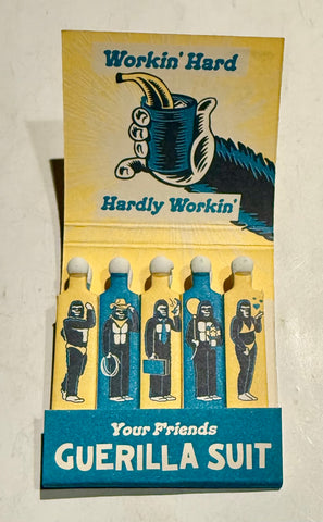 “Guerilla Suit” Retro Feature Matchbook