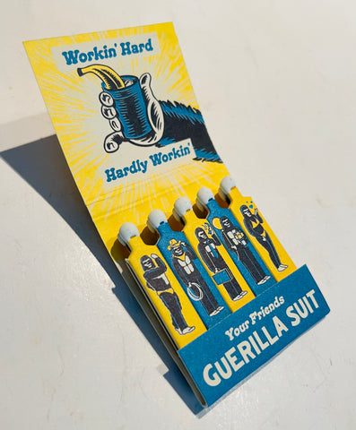 “Guerilla Suit” Retro Feature Matchbook