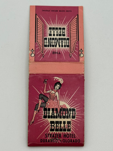 "The Diamond Belle" Durango, CO Vintage Feature Matchbook