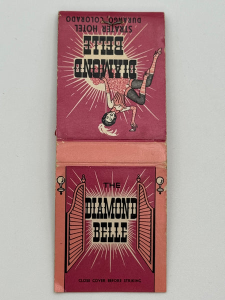 "The Diamond Belle" Durango, CO Vintage Feature Matchbook