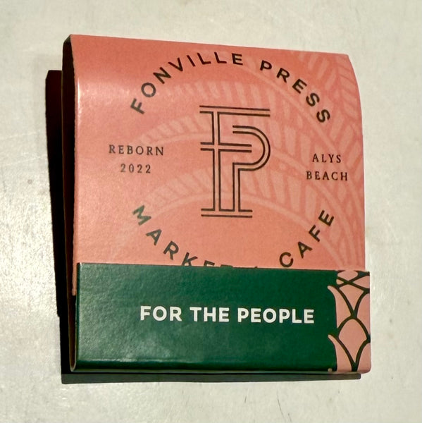 “FONVILLE Press” Retro Feature Matchbook