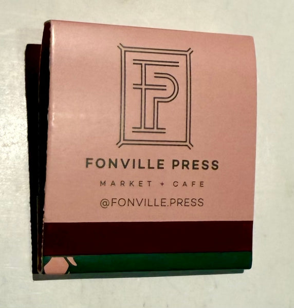 “FONVILLE Press” Retro Feature Matchbook
