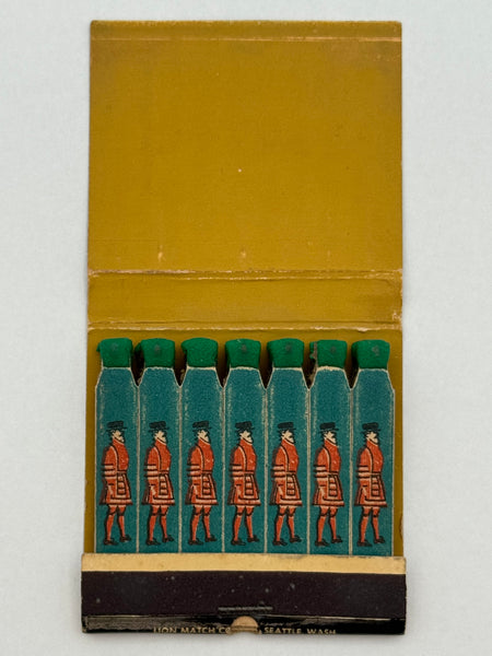 "Hotel Benson / The London Grill" Portland, OR Vintage Feature Matchbook