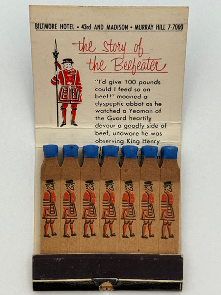 "Guard Room" NYC, NY Vintage Feature Matchbook