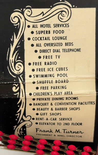 "Cherry Creek Inn" Denver, CO Vintage Feature Matchbook