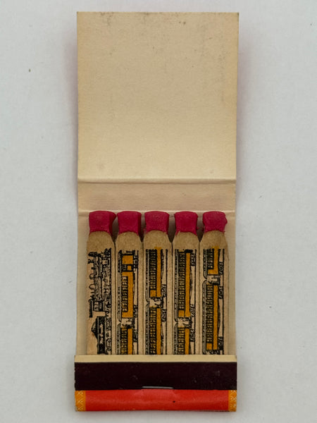 "The Grande Palace / The Silverton Train" Durango, CO Vintage Feature Matchbook