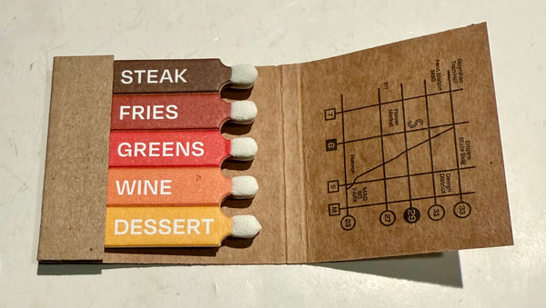 "Skirt Steak" Retro Feature Matchbook