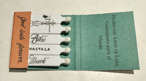 "Botas Muerte Boots" Retro Feature Matchbook