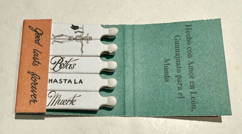 "Botas Muerte Boots" Retro Feature Matchbook