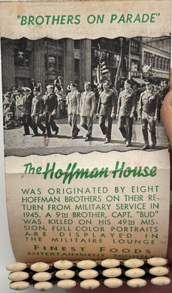 "The Hoffman House" Madison, WI Vintage Feature Matchbook