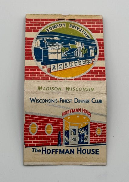 "The Hoffman House" Madison, WI Vintage Feature Matchbook