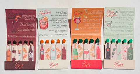 “Little Shop of Things” Retro Feature Matchbook (Lot of 4)