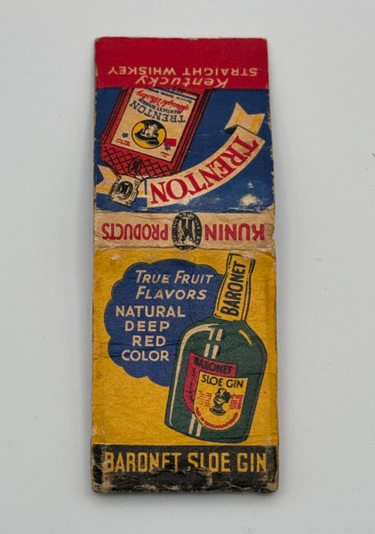 "Kunin Products" Vintage Feature Matchbook