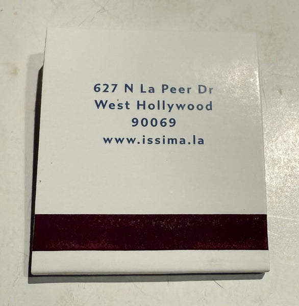 "Issima" Retro Feature Matchbook