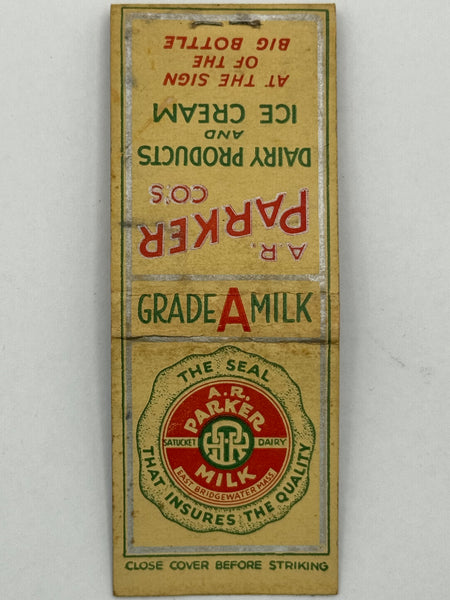 "A.R. Parker Co.’s" Bridgewater, MA Vintage Feature Matchbook