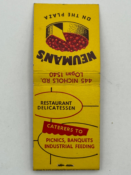 "Neuman’s" Kansas City, MO Vintage Feature Matchbook